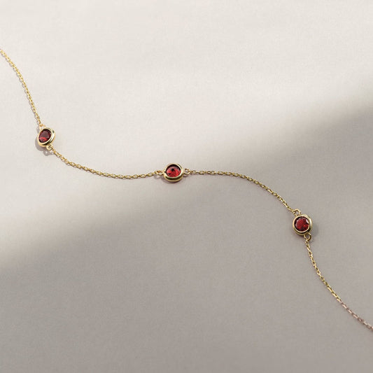 Ruby Station Bracelet