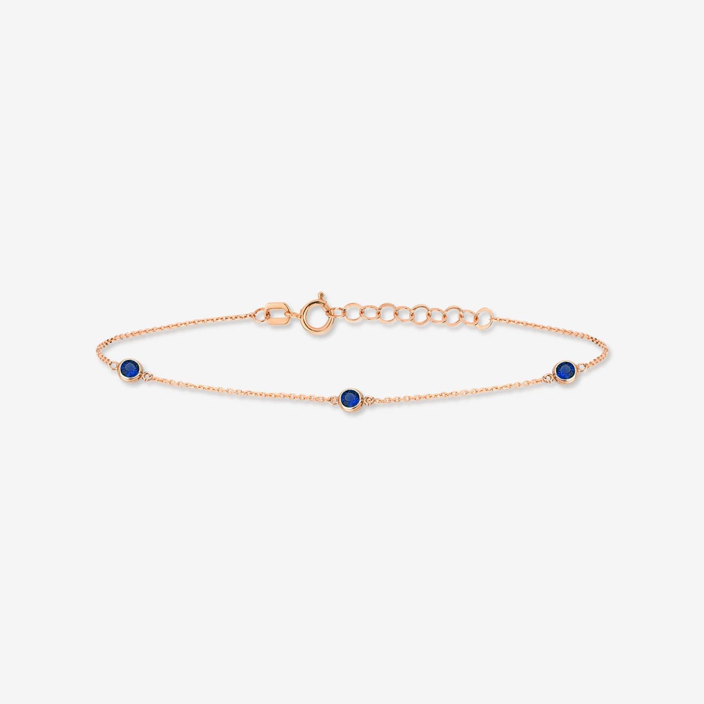 Sapphire Station Bracelet