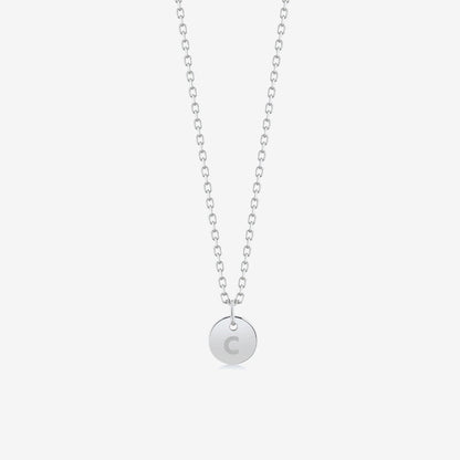 Engravable Coin Necklace in 14K Solid Gold