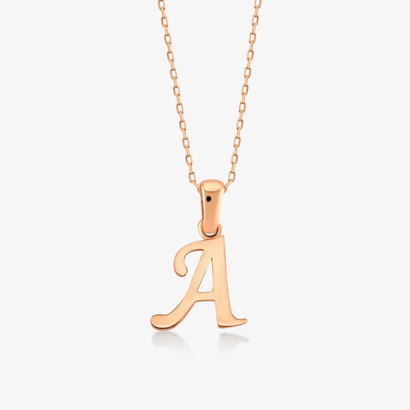 Script Letter Necklaces