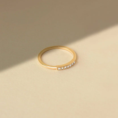 Diamond Stacker Ring in 14K Solid Gold