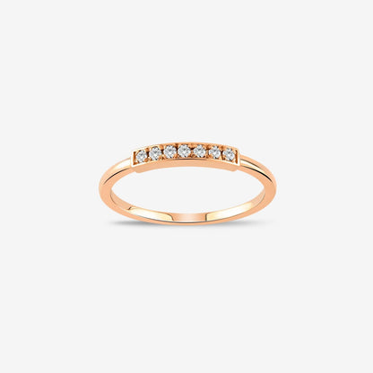 Diamond Stacker Ring in 14K Solid Gold