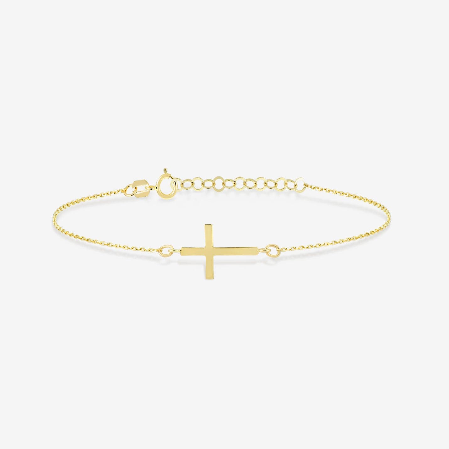 Horizontal Cross Bracelet