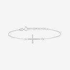 Horizontal Cross Bracelet