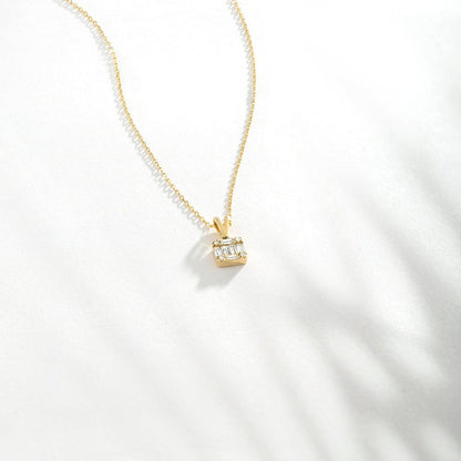 Diamond Square Necklace