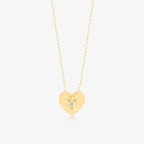 Diamond Custom Heart Necklace