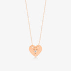 Diamond Custom Heart Necklace