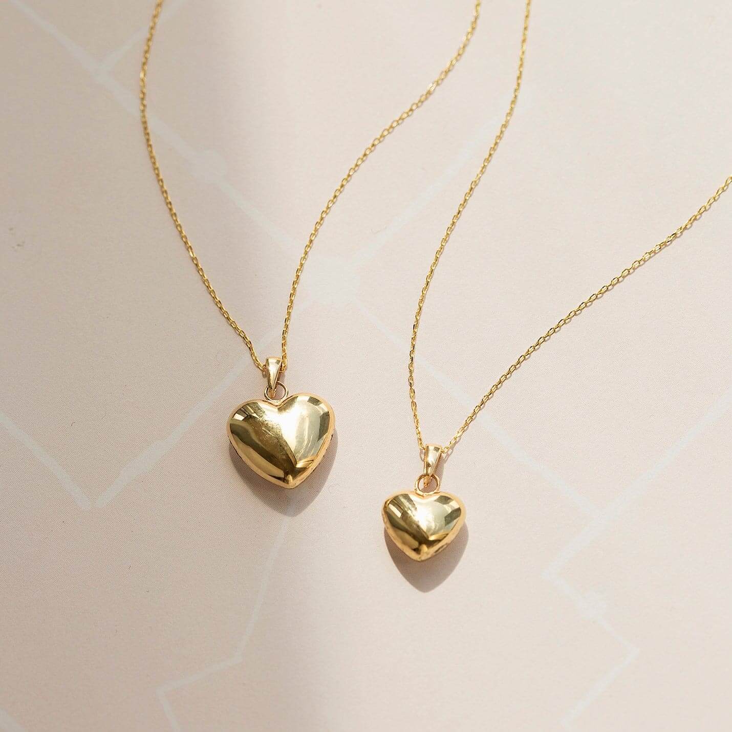 Puffed Heart Necklace