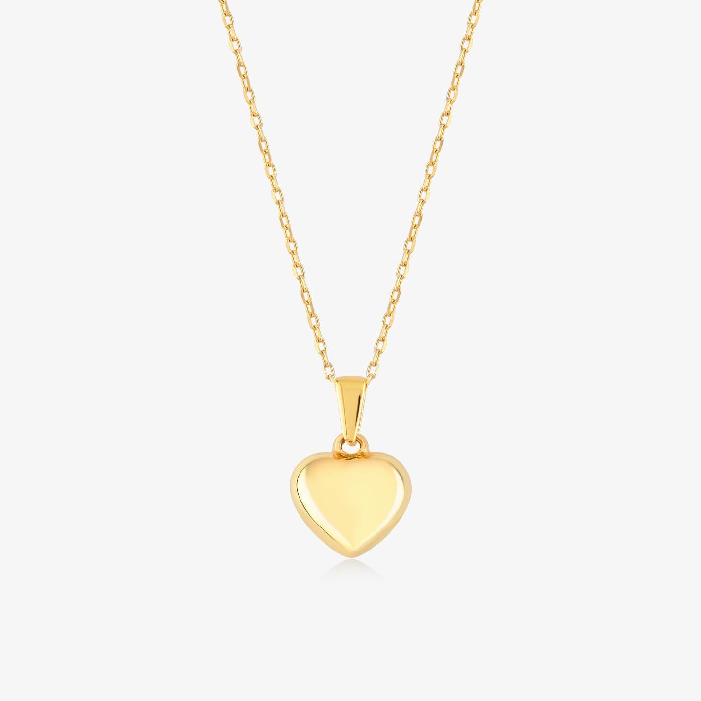 Puffed Heart Necklace