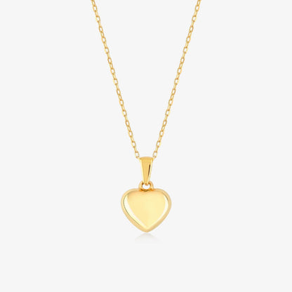 Puffed Heart Necklace