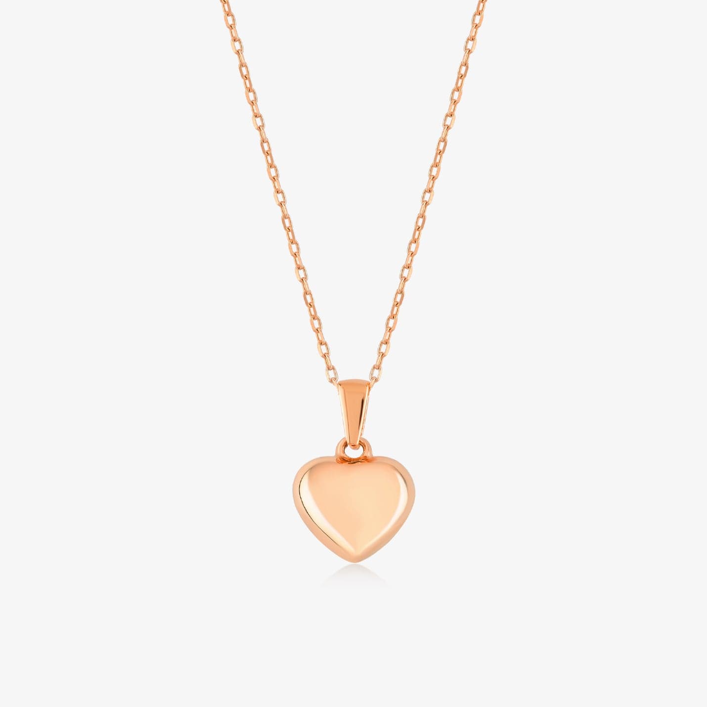 Puffed Heart Necklace