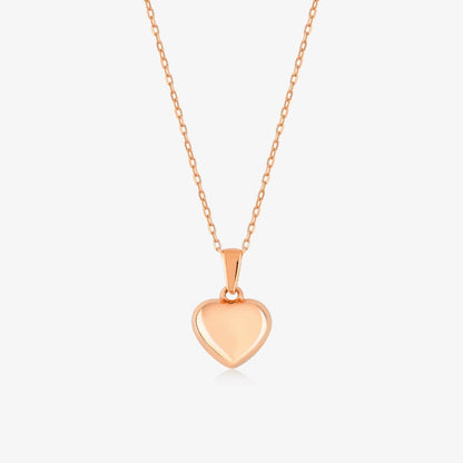 Puffed Heart Necklace