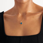 Blue Evil Eye Pendant Necklace