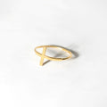 Sideway Cross Ring
