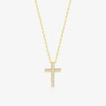 Diamond Pave Cross Necklace