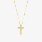 Diamond Pave Cross Necklace