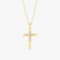 Diamond Small Cross Necklace