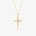 Diamond Small Cross Necklace