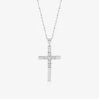 Diamond Small Cross Necklace