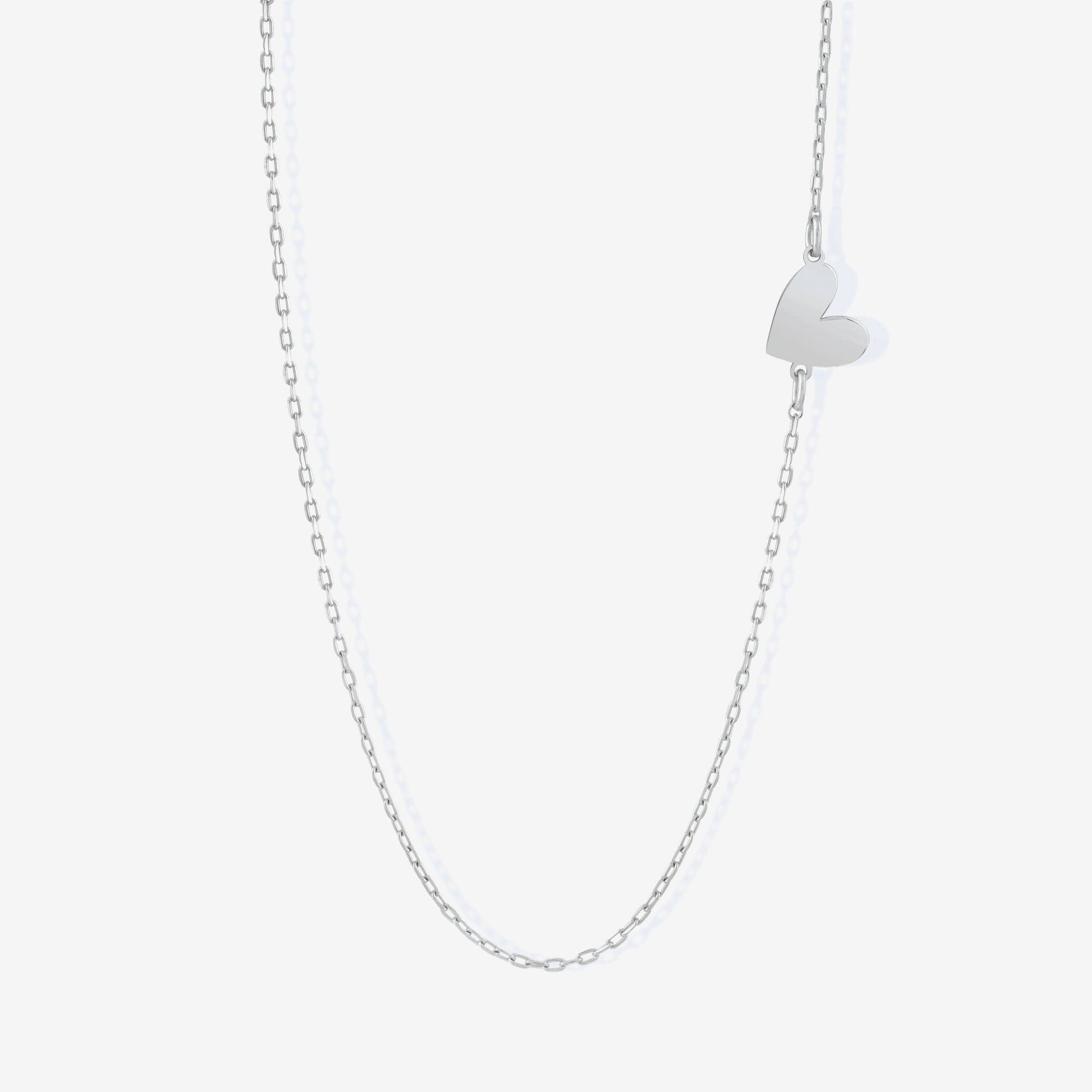 Side Heart Necklace