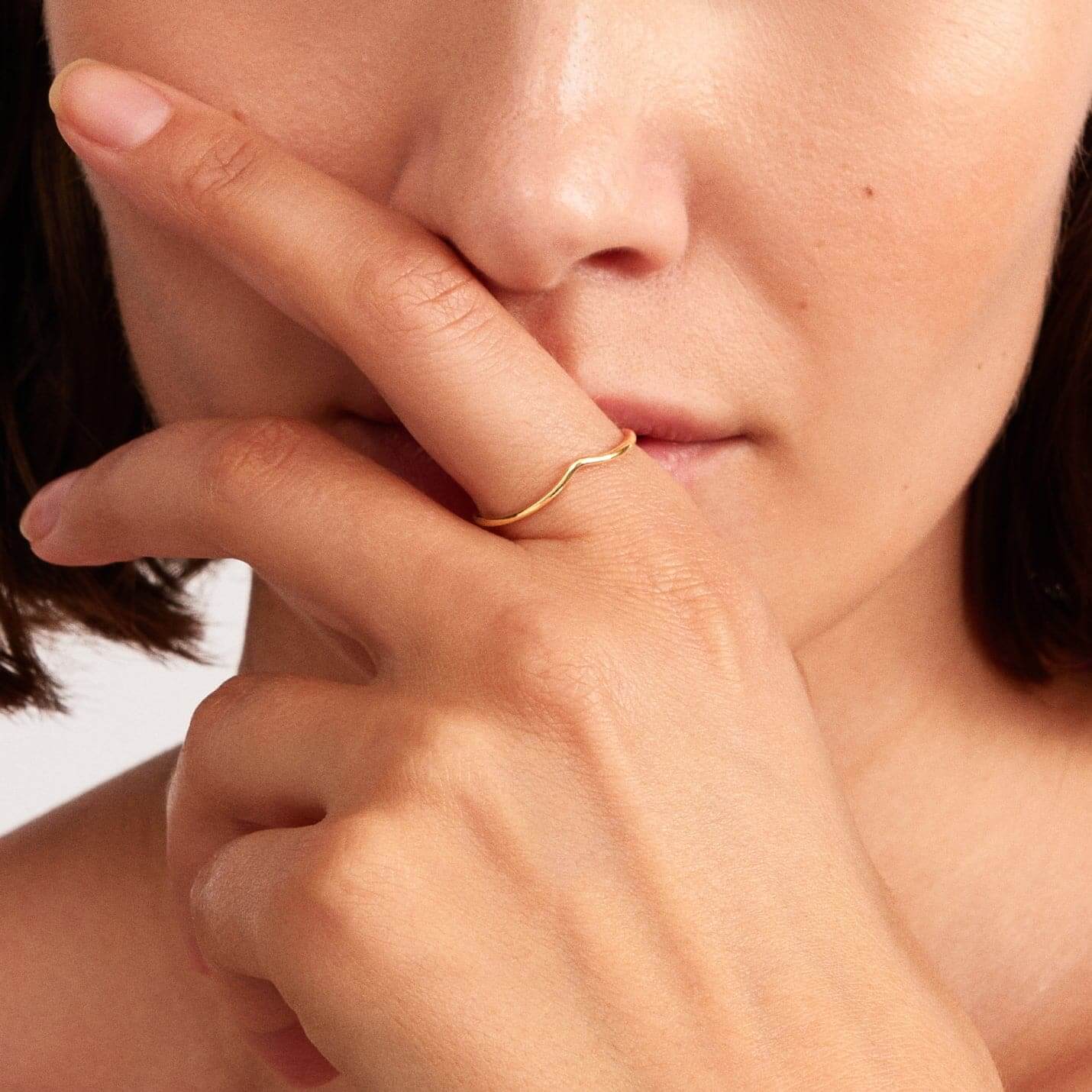 Chevron Stackable Ring