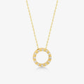 Diamond Circle Necklace