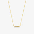 Short Bar Necklace