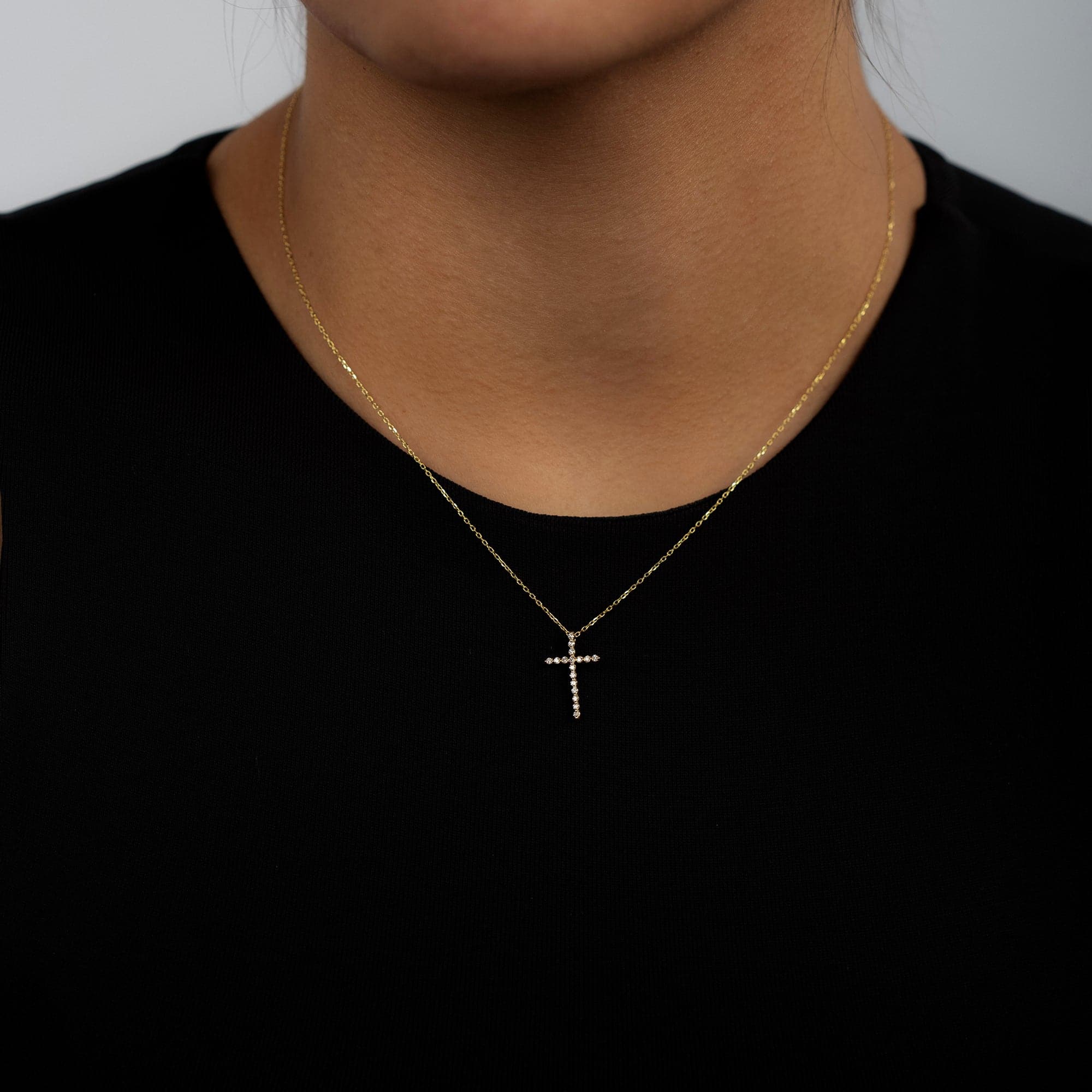 Diamond Cross Necklace