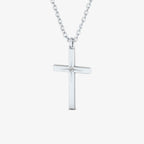 Solitaire Cross Diamond Necklace
