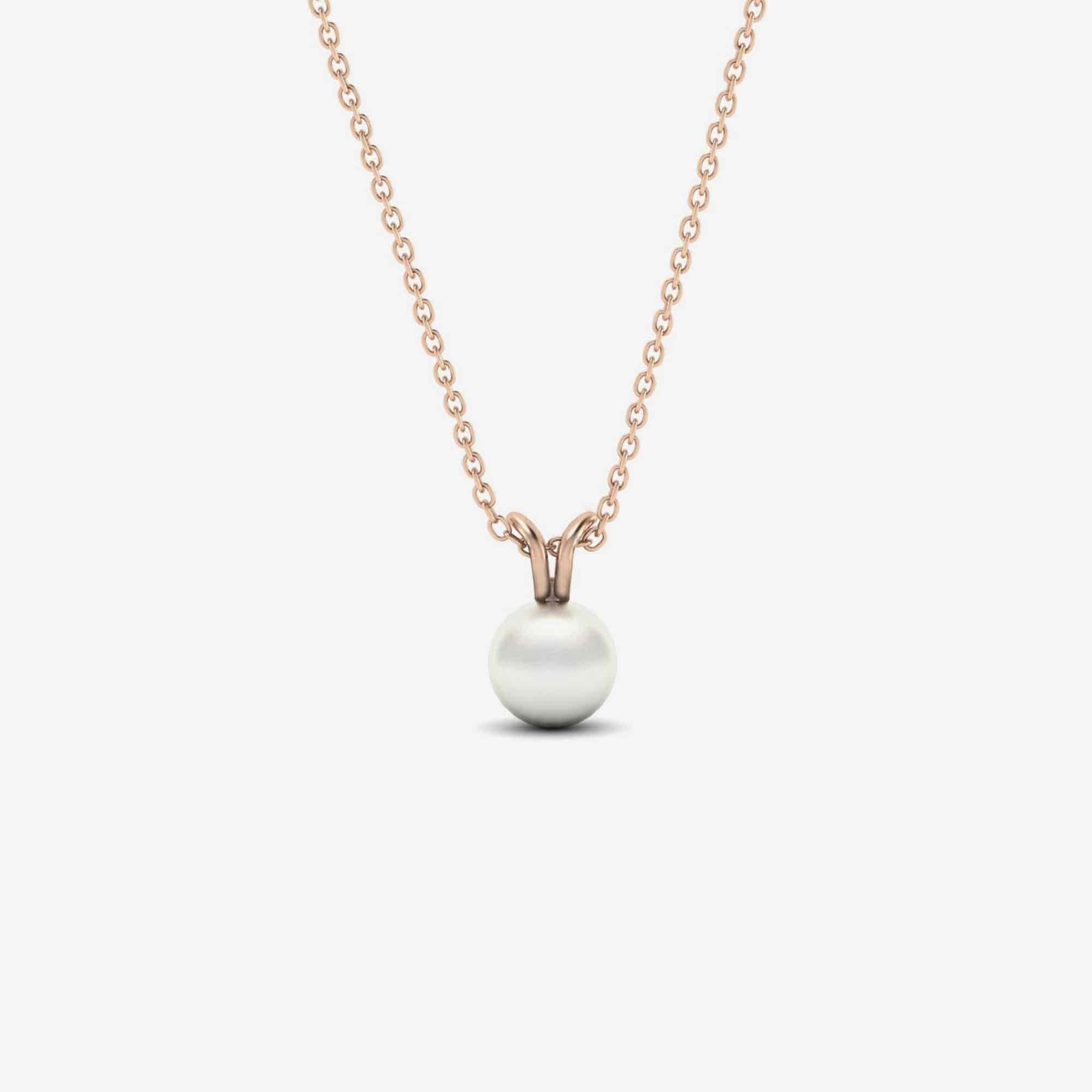 New 14k hot pearl pendant