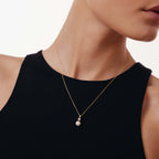 Diamond and Freshwater Cultered Pearl Necklace