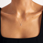 Diamond and Freshwater Cultered Pearl Necklace
