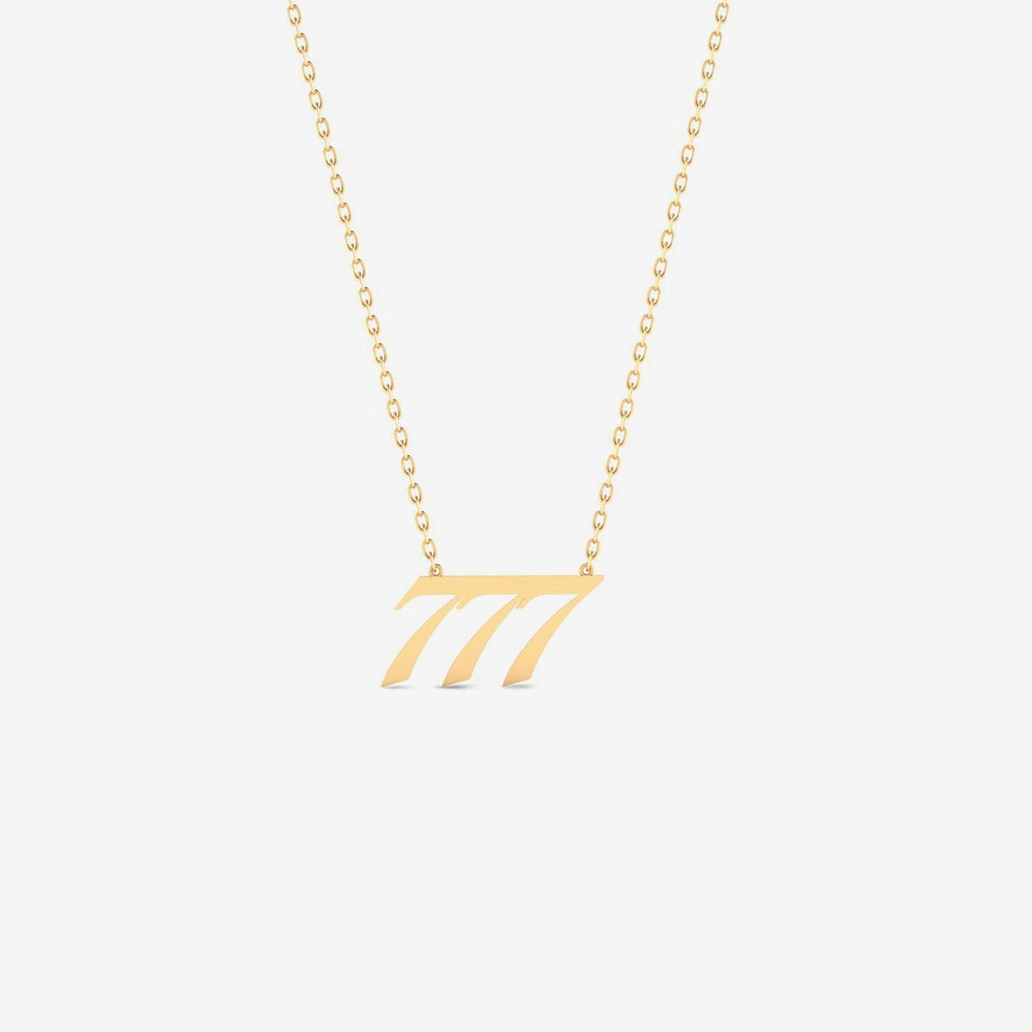 Angel Numbers Necklace in 14K Solid Gold