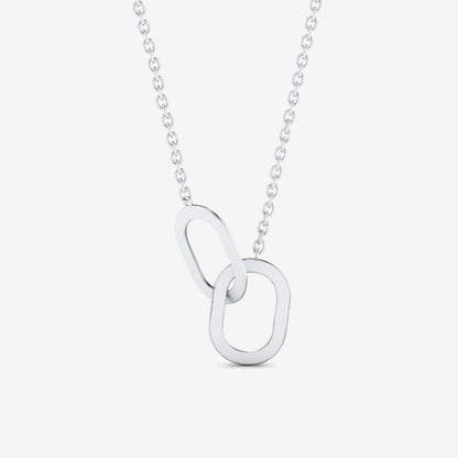 Interlocking Circles Pendant Necklace