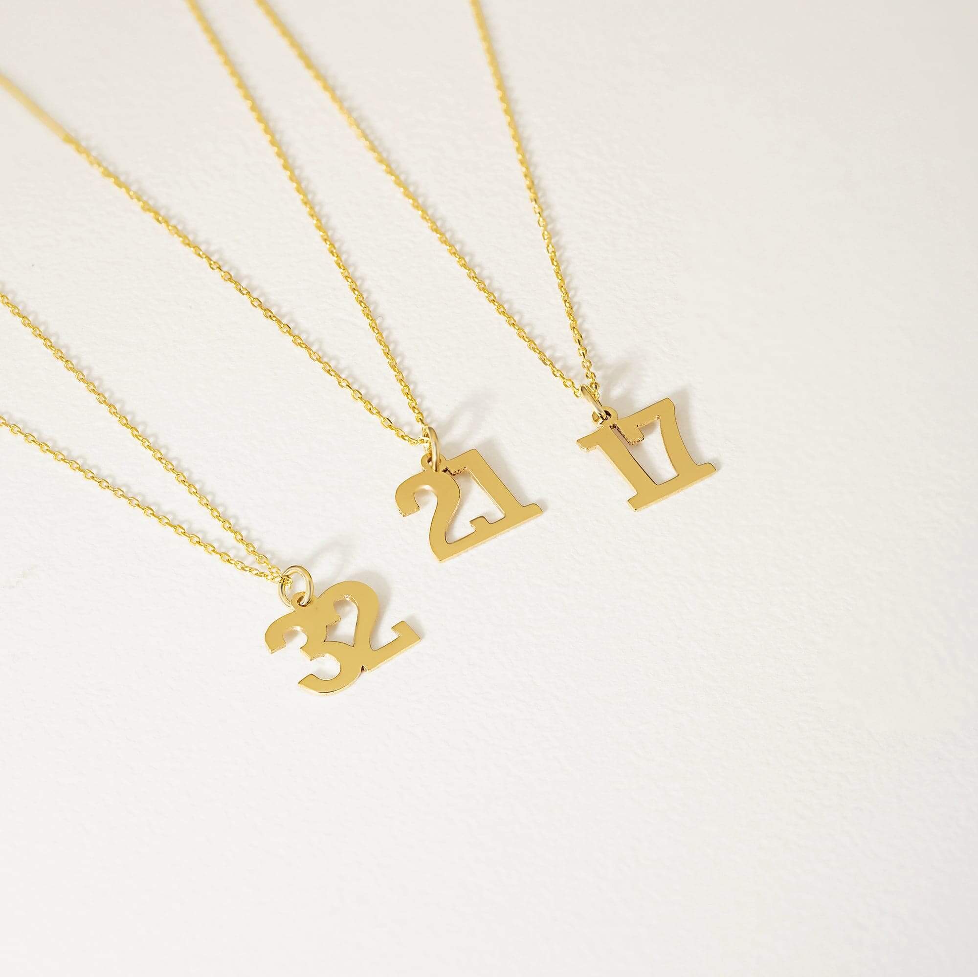 Custom Number Necklace