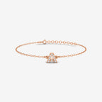 Custom Diamond Initial Bracelet