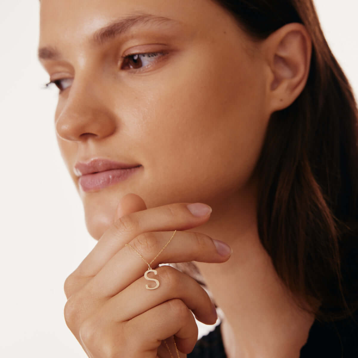Personalized Dainty Initial Pendant Necklace