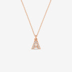 Custom Diamond Pave Initial Necklace
