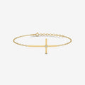 Diamond Cross Bracelet