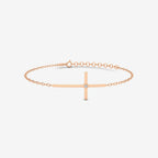 Diamond Cross Bracelet