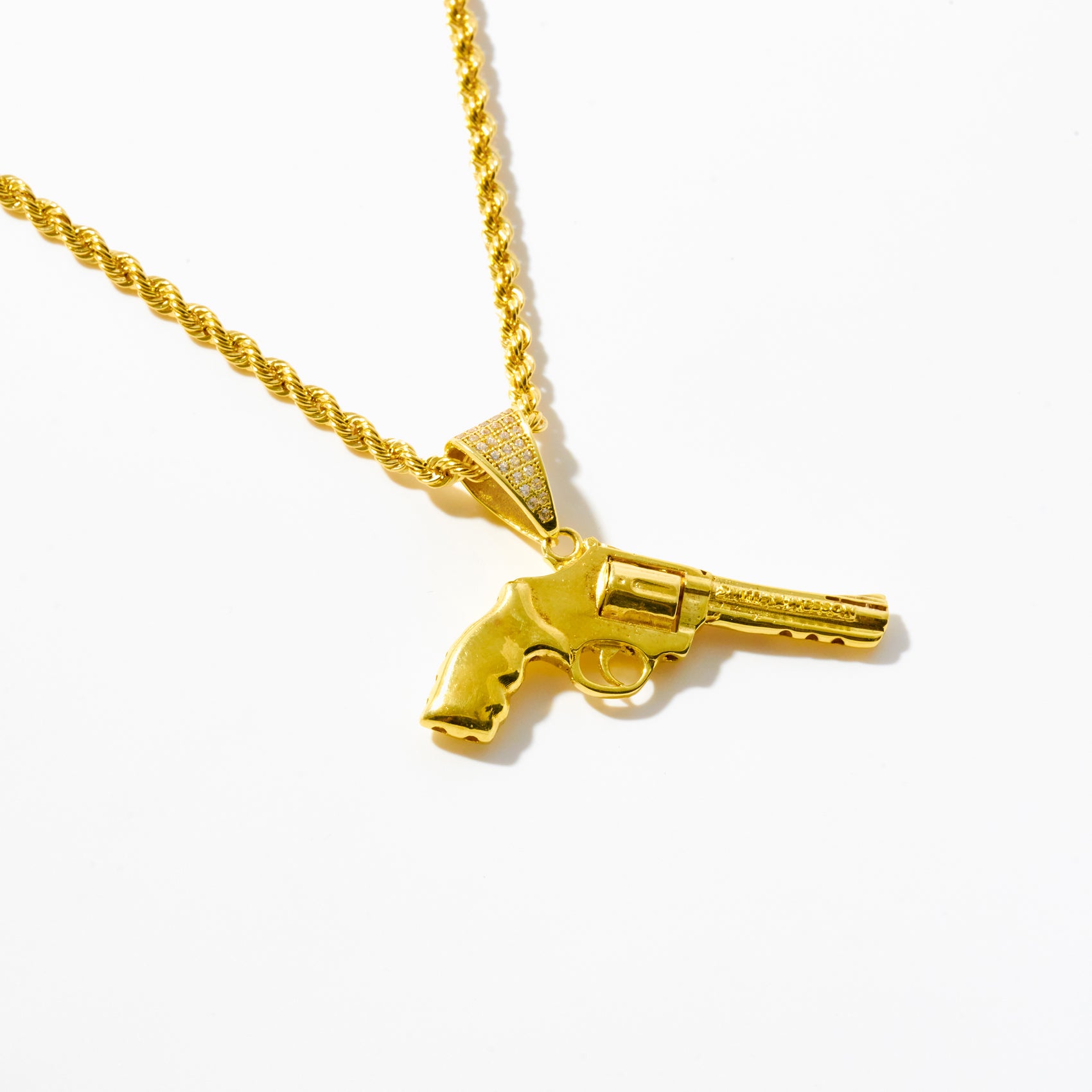 Yellow Gold Revolver Pendant