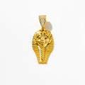 Pharaoh Head Pendant with Ruby Eyes