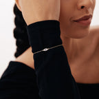 Diamond Pave Evil Eye Bracelet