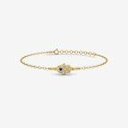 Diamond Pave Hamsa Bracelet