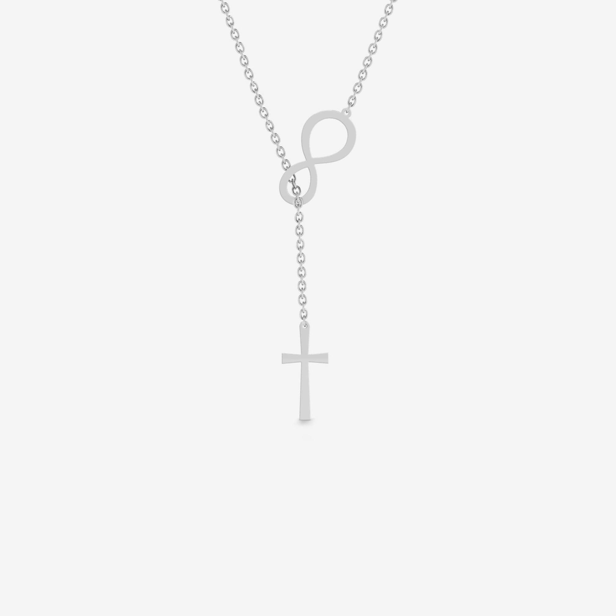 Infinity Cross Necklace