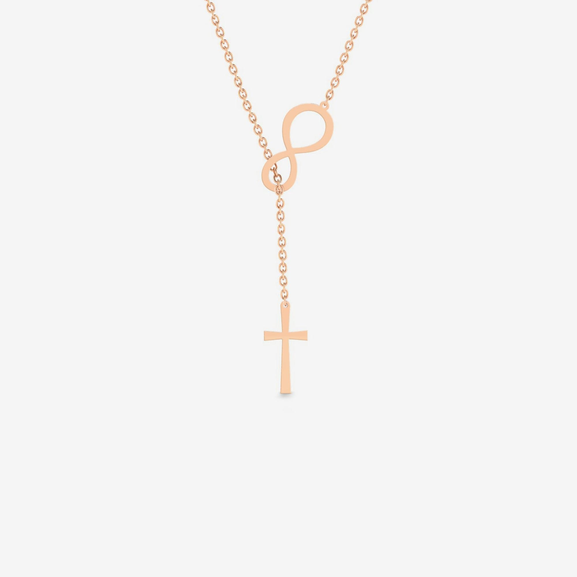 Infinity Cross Necklace