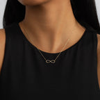 Diamond Infinity Necklace