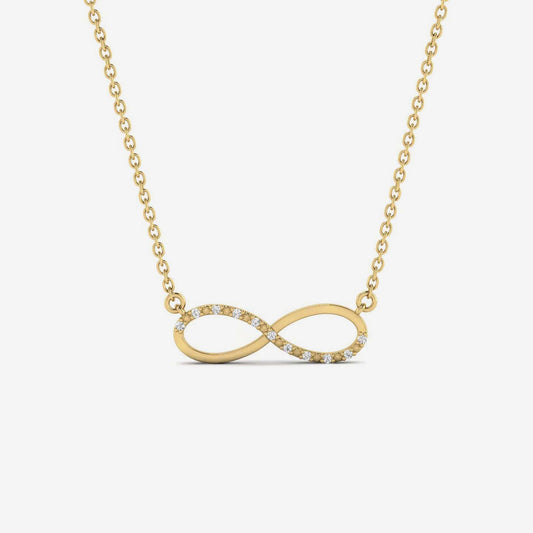 Diamond Infinity Necklace