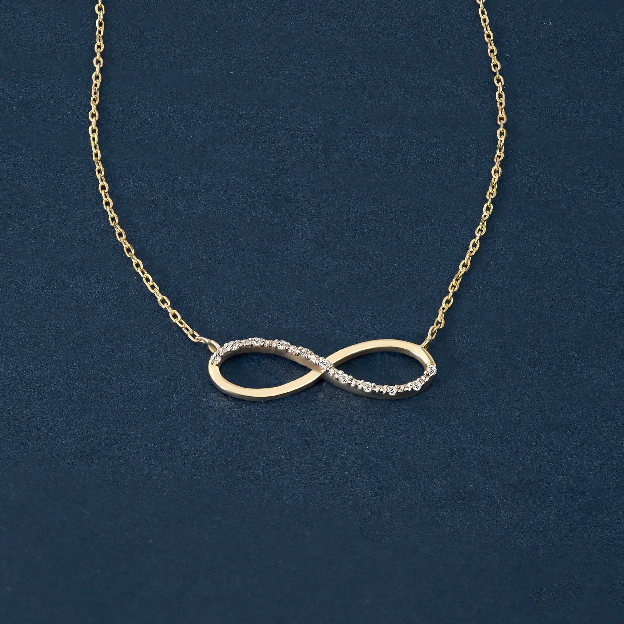 Diamond Infinity Necklace