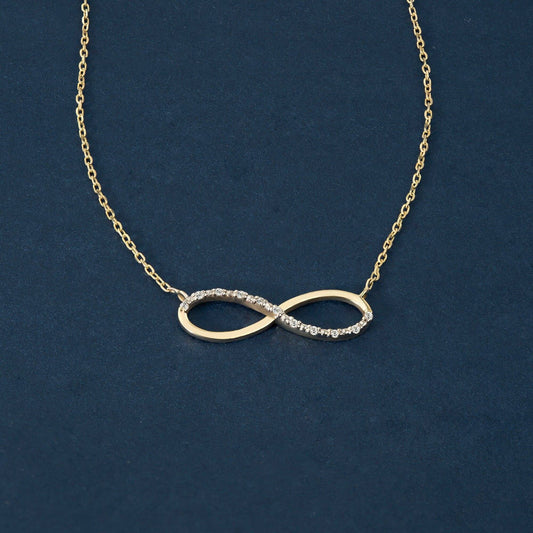 Diamond Infinity Necklace